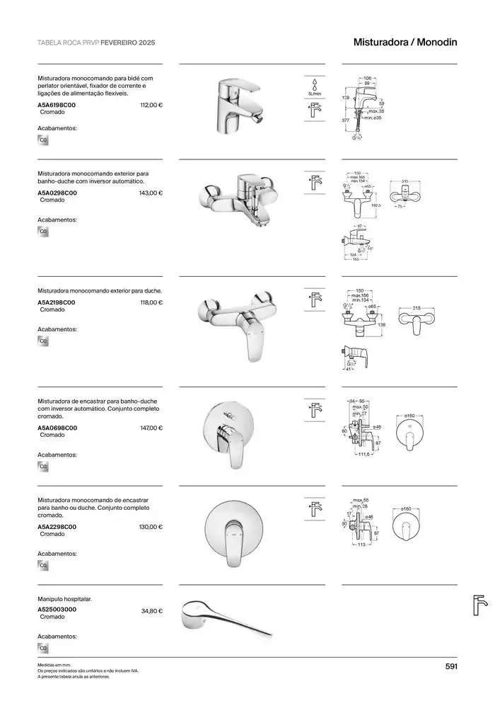 Folheto Soluções de Banho  de 6 de janeiro até 31 de dezembro 2025 - Pagina 593