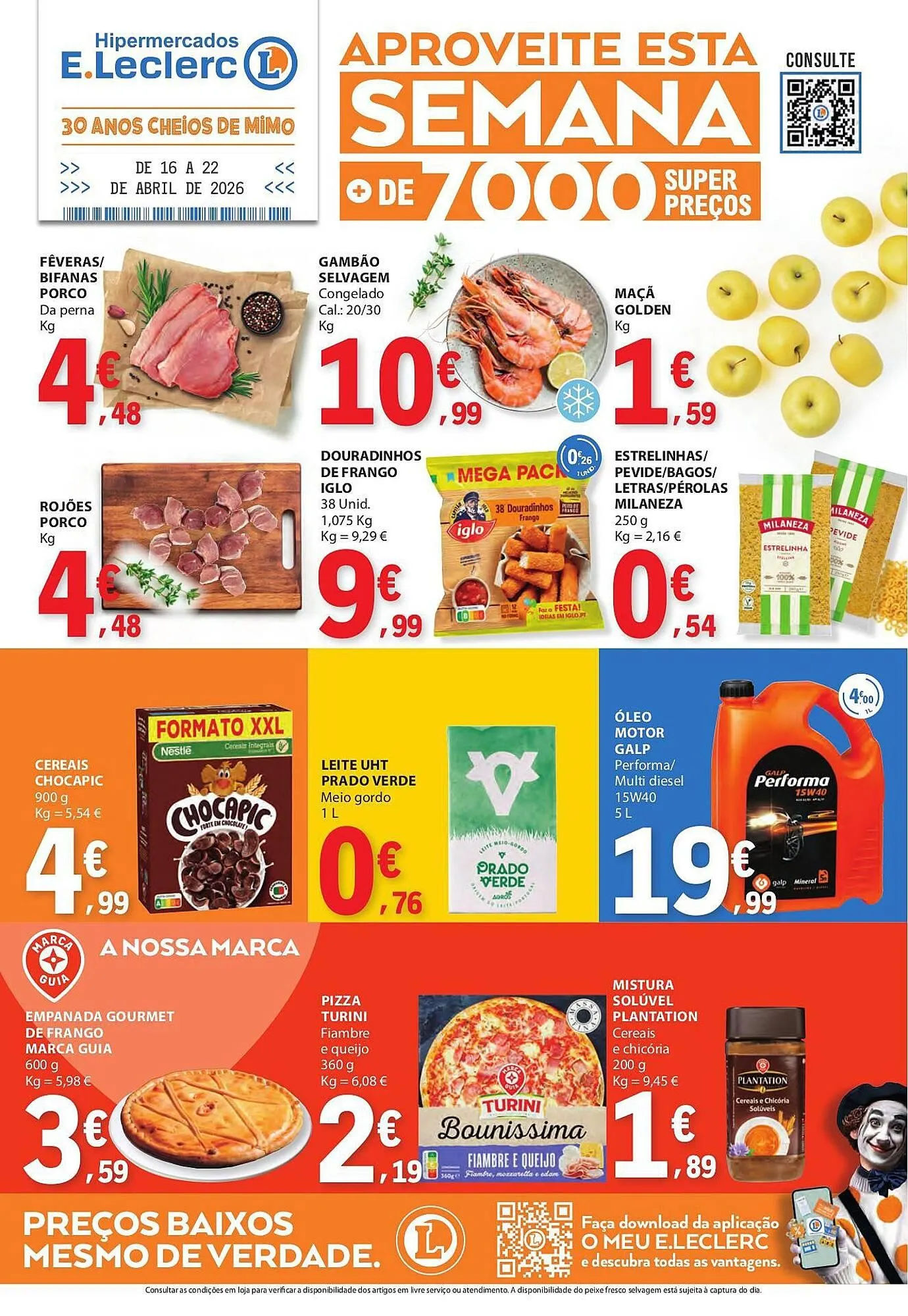Folheto Folheto E.Leclerc de 16 de abril até 22 de abril 2026 - Pagina 1