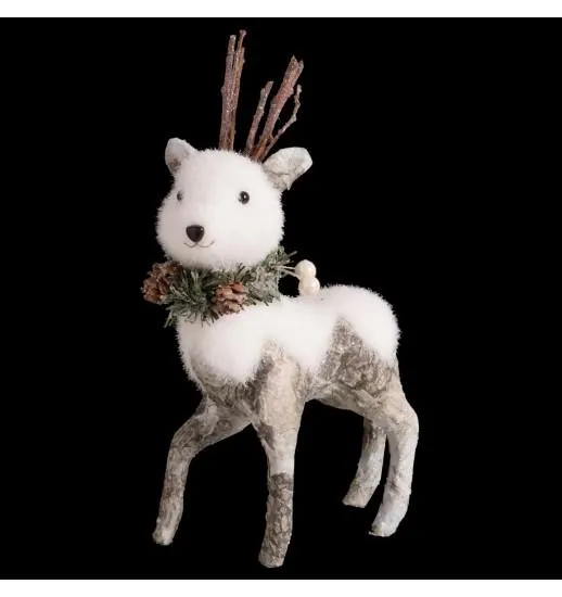 FIGURA VEADO COLARINHO ABACAXIS 32CM - 112059