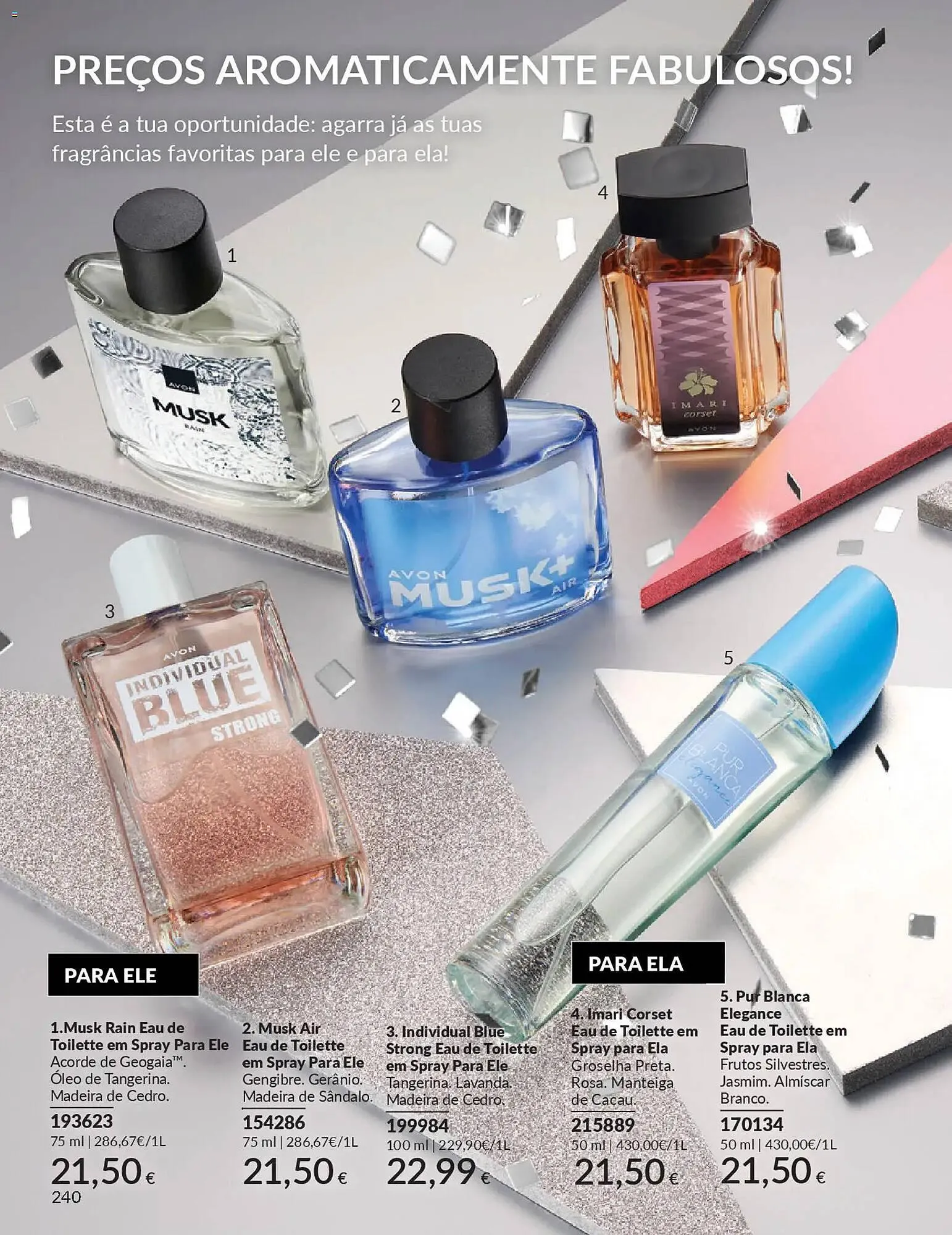 Folheto Catálogo Avon de 1 de dezembro até 1 de janeiro 2026 - Pagina 244