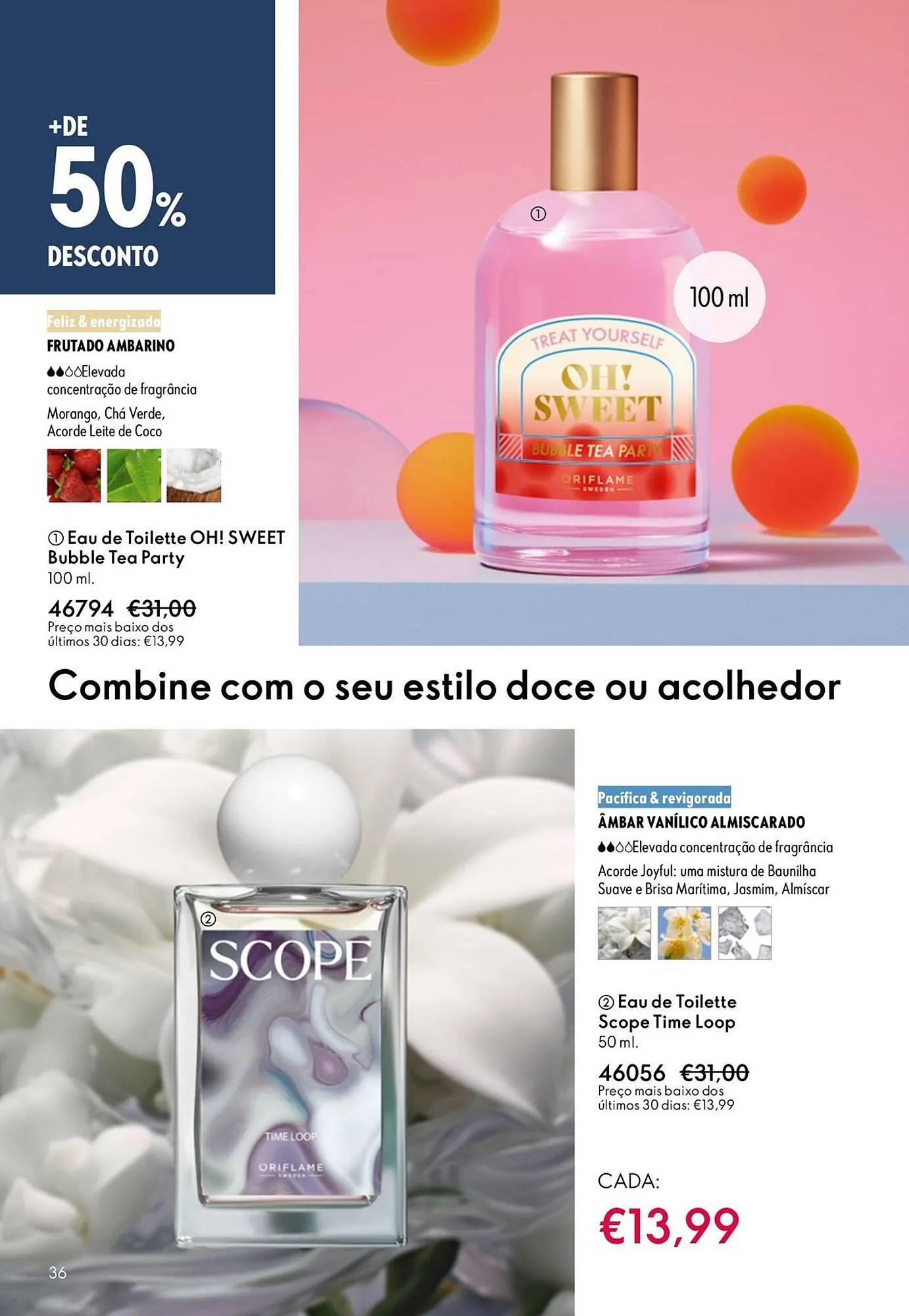Folheto Catálogo Oriflame de 3 de dezembro até 22 de dezembro 2025 - Pagina 36