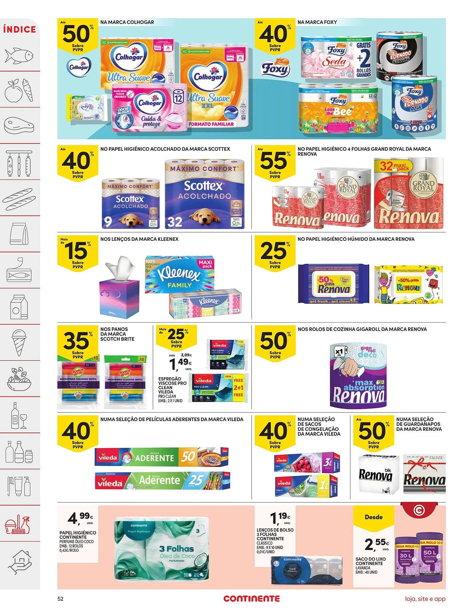 Folheto Folheto Continente de 3 de março até 9 de março 2026 - Pagina 52