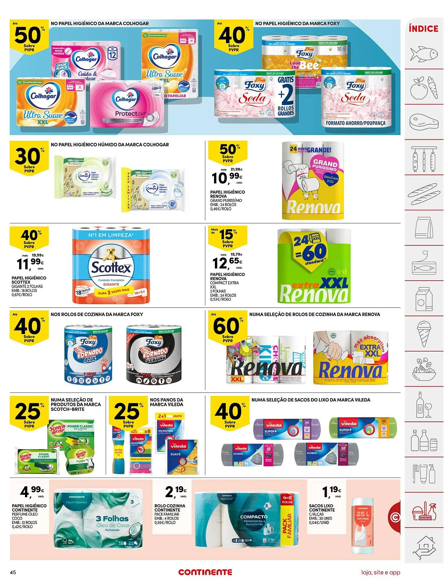 Folheto Folheto Continente de 24 de fevereiro até 2 de março 2026 - Pagina 45