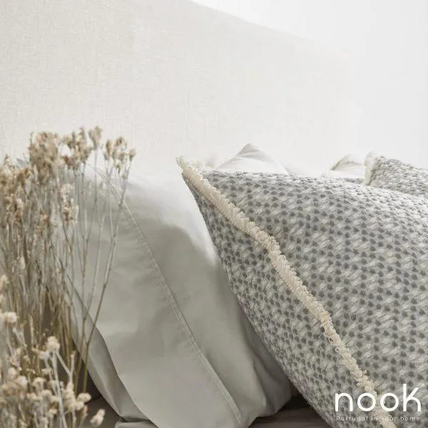 Jove Almofada Decorativa Cinza