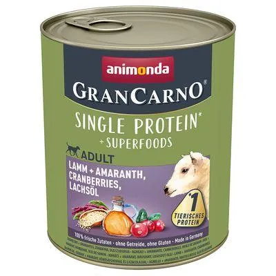 Animonda GranCarno Superfoods Adult 6 x 800 g