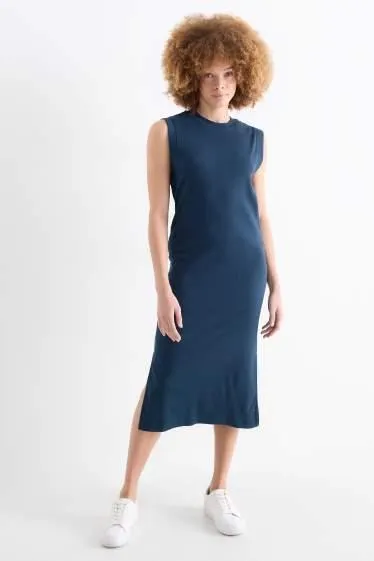 T-shirt dress - ribbed