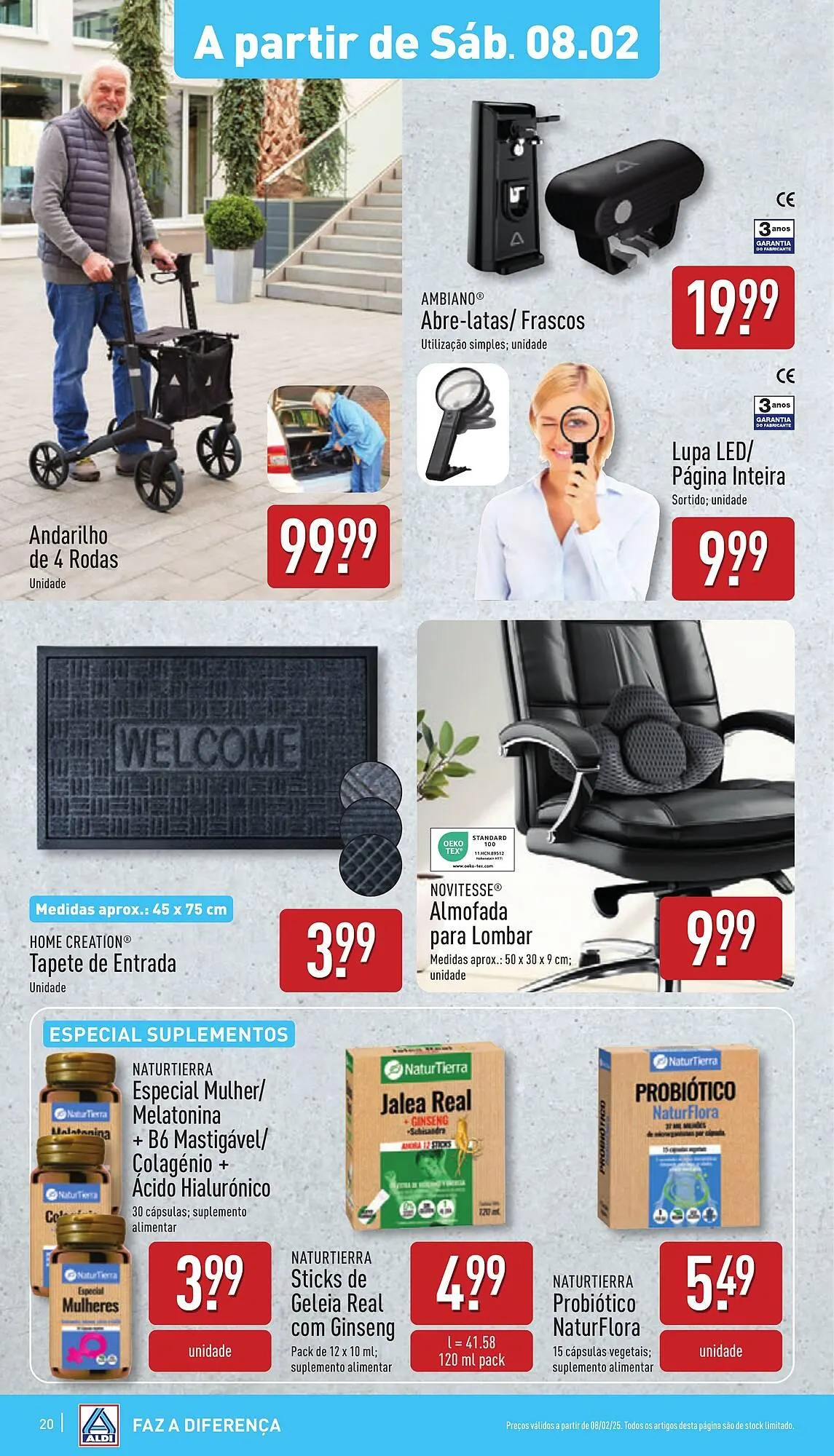 Folheto Folheto ALDI de 5 de fevereiro até 11 de fevereiro 2025 - Pagina 20
