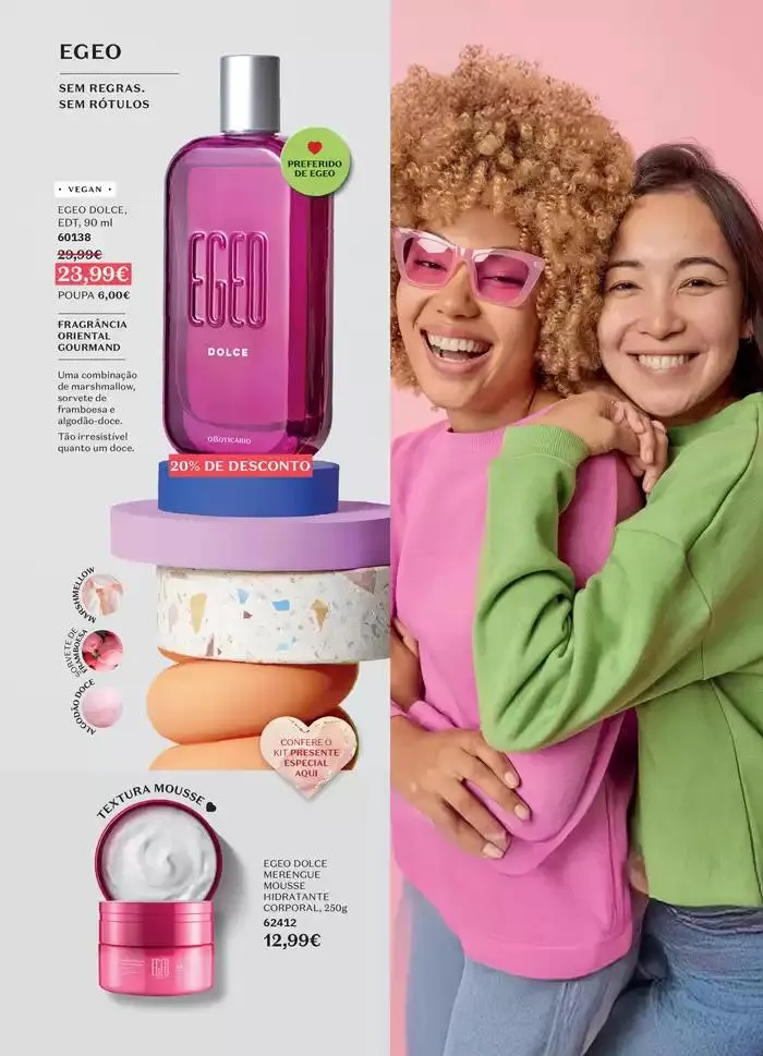 Folheto Novo Eau De Parfum de 29 de janeiro até 25 de fevereiro 2025 - Pagina 58