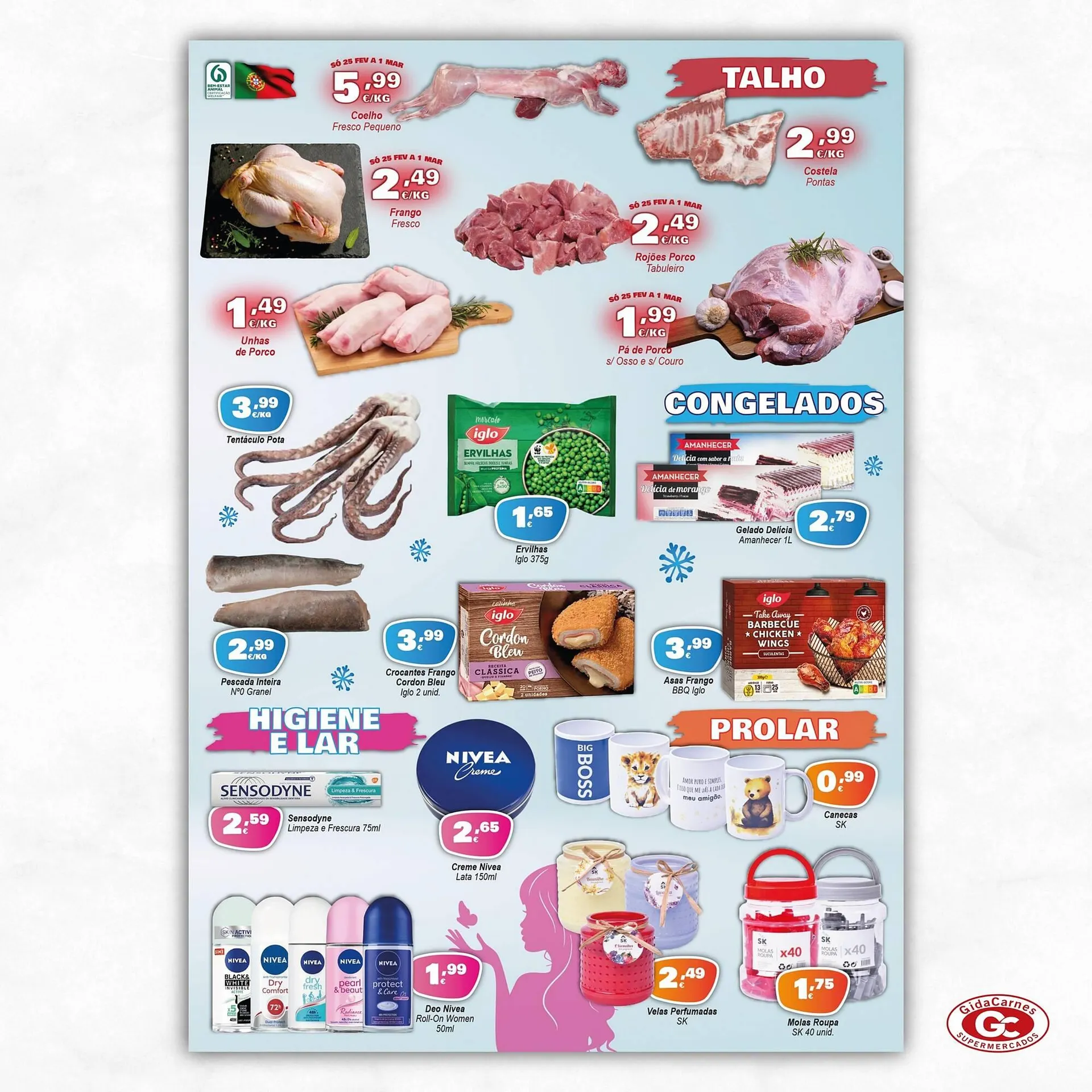 Folheto Folheto GidaCarnes Supermercados de 4 de março até 10 de março 2026 - Pagina 3