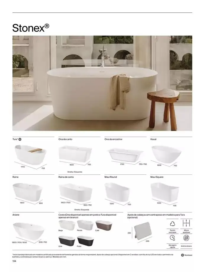 Folheto SOLUÇÕES DE BANHO de 6 de janeiro até 31 de dezembro 2025 - Pagina 136