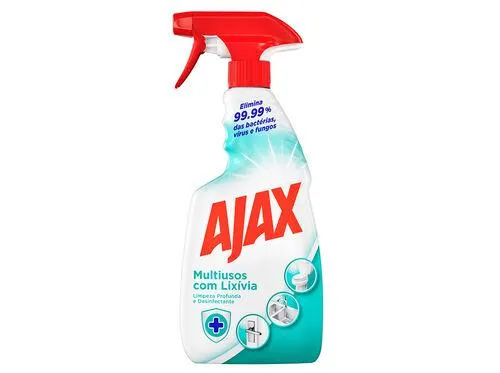 spray limpeza multiusos com lixívia ajax 500ml