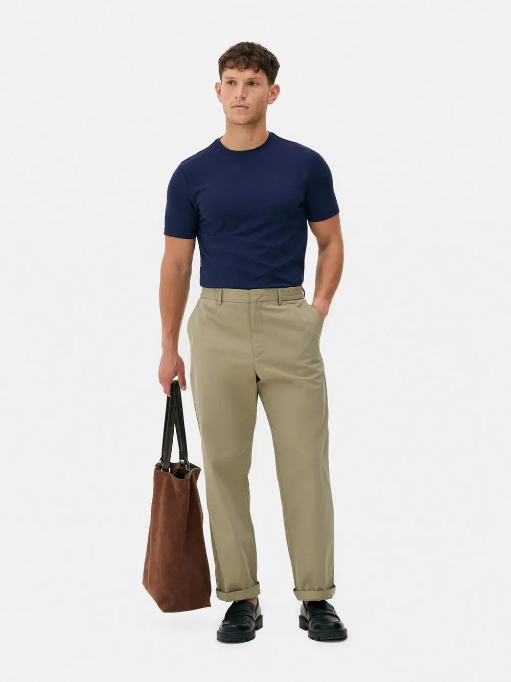 Calças corte justo Kem