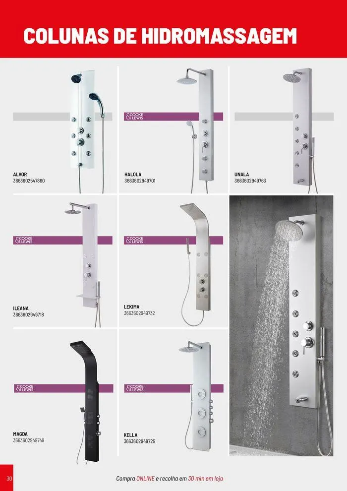 Folheto Catálogo de Casa De Banho de 8 de agosto até 31 de dezembro 2024 - Pagina 30
