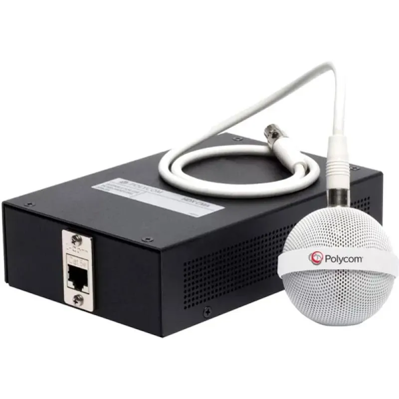 Conjunto de microfone de teto Poly IP-branco 2215-85360-001