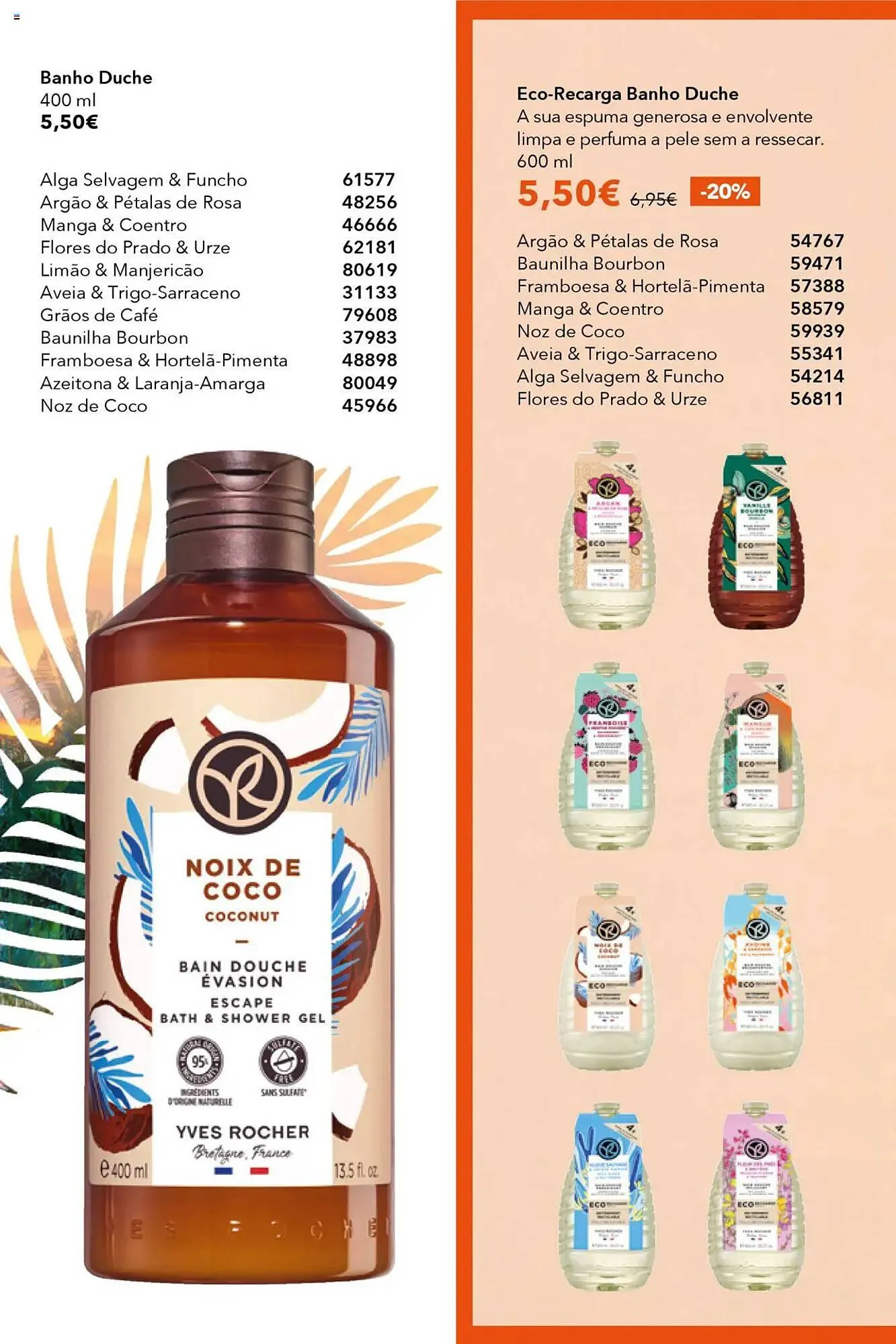 Folheto Folheto Yves Rocher de 3 de julho até 31 de julho 2025 - Pagina 64