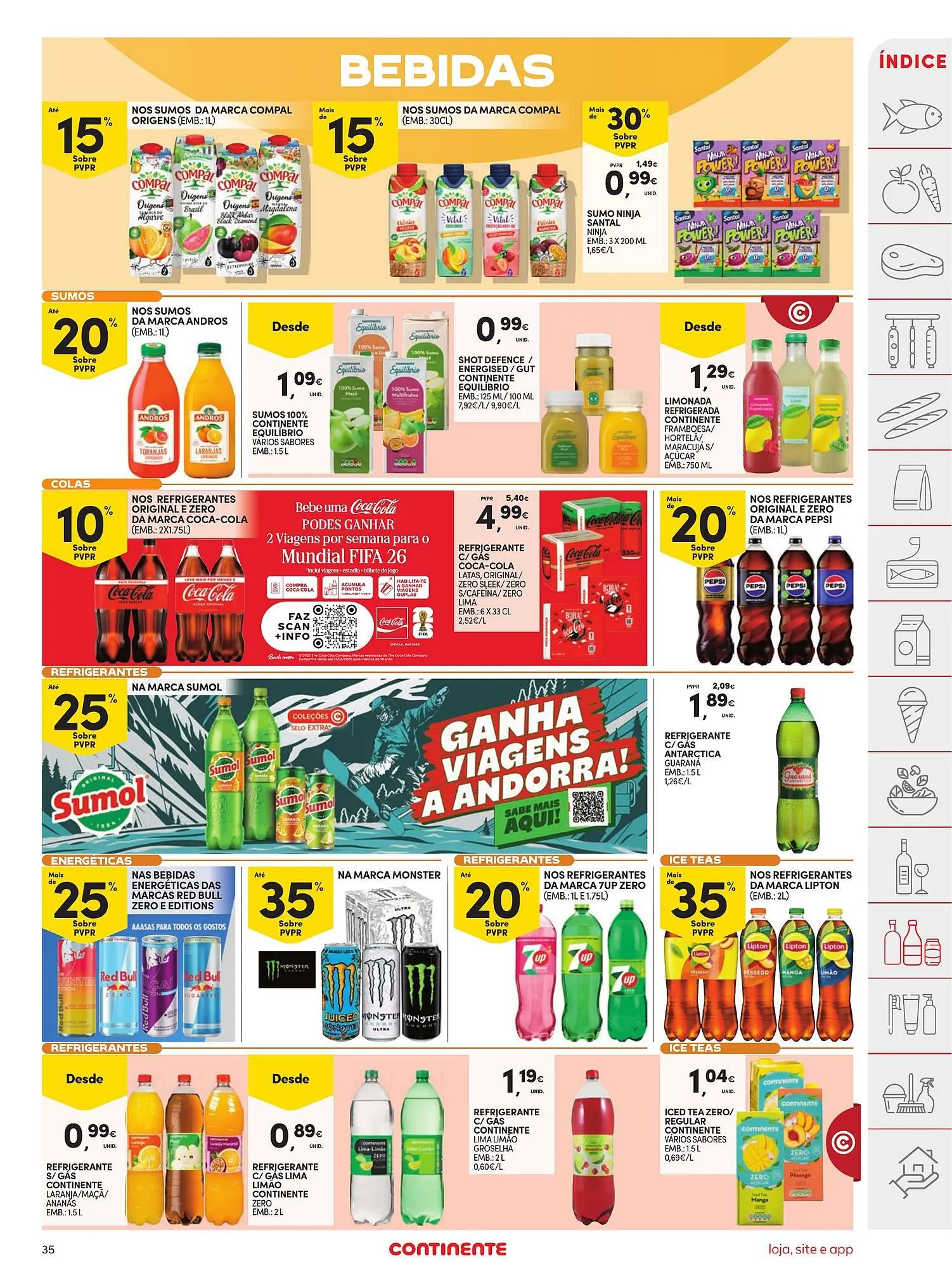 Folheto Folheto Continente de 17 de fevereiro até 23 de fevereiro 2026 - Pagina 35