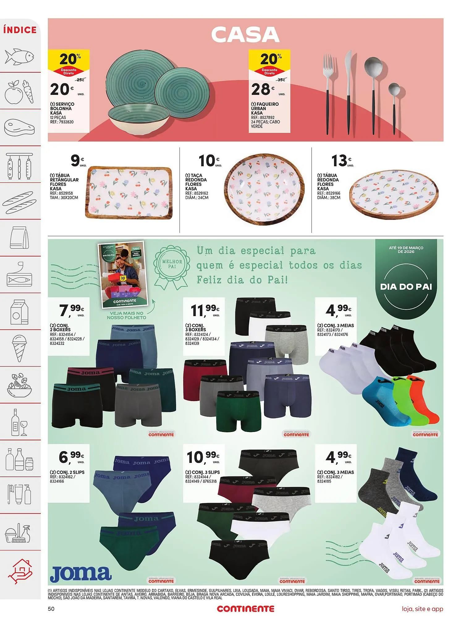 Folheto Folheto Continente de 17 de março até 23 de março 2026 - Pagina 50