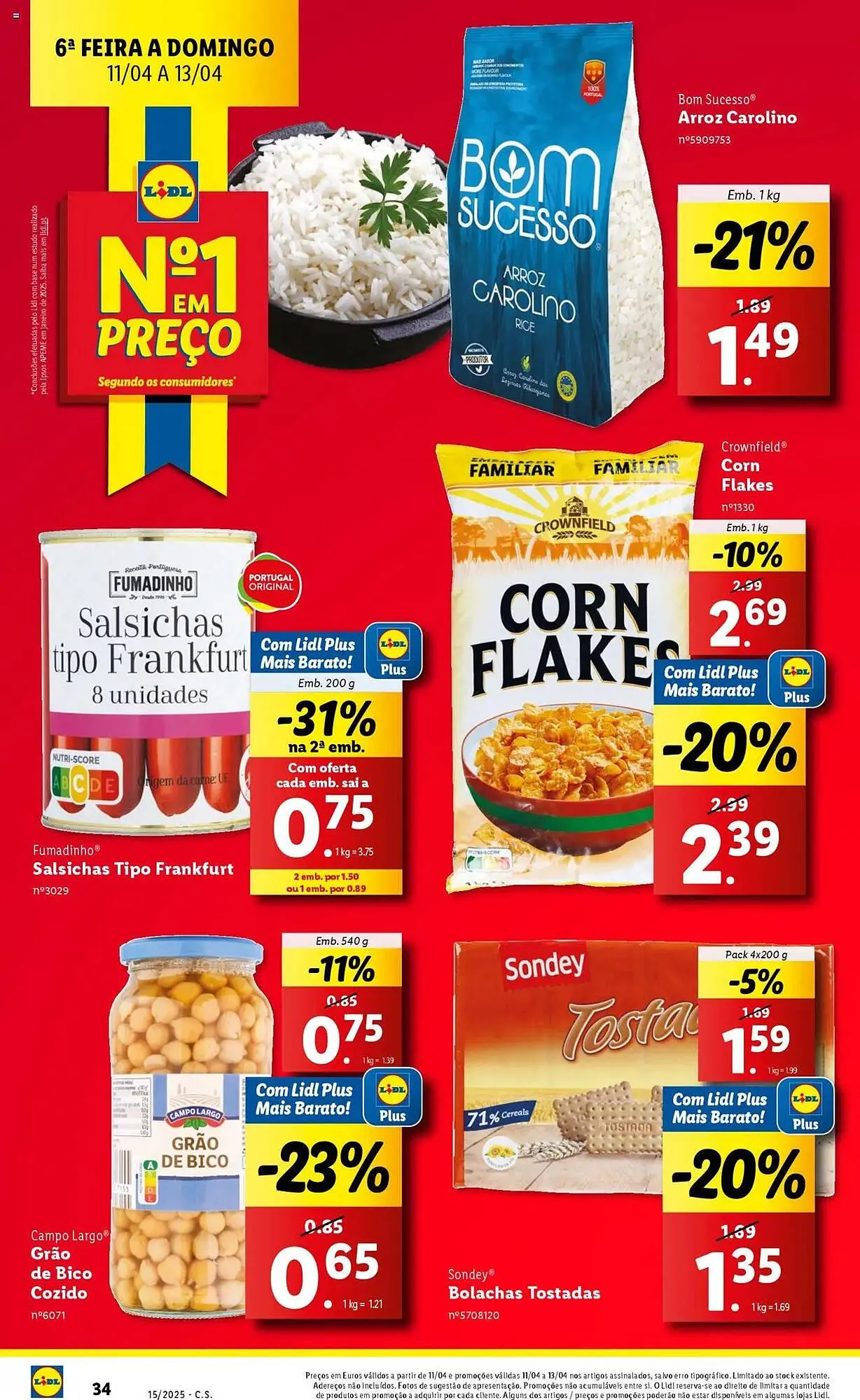 Folheto Folheto Lidl de 7 de abril até 13 de abril 2025 - Pagina 34