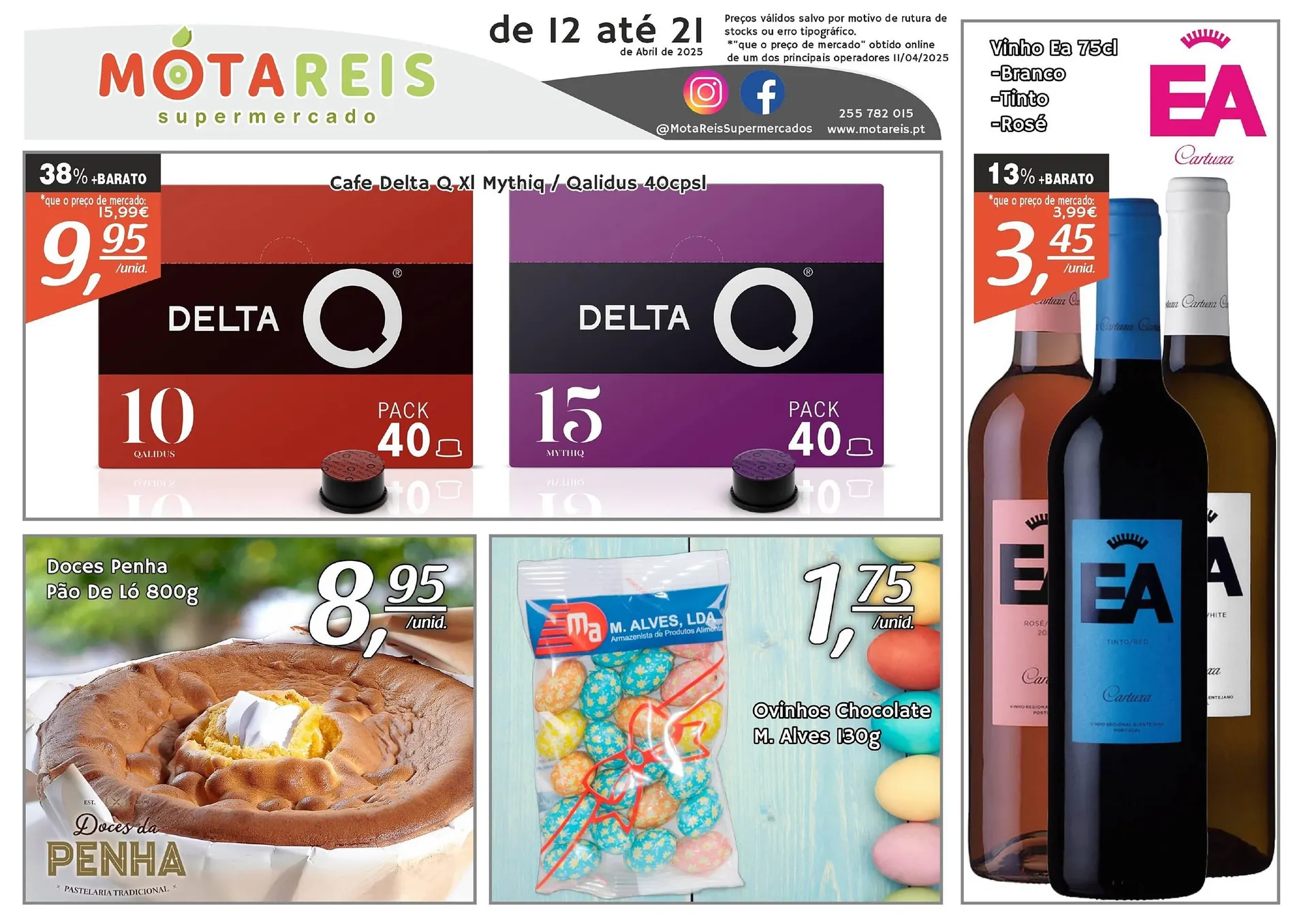 Folheto Folheto Mota Reis de 12 de abril até 21 de abril 2025 - Pagina 1