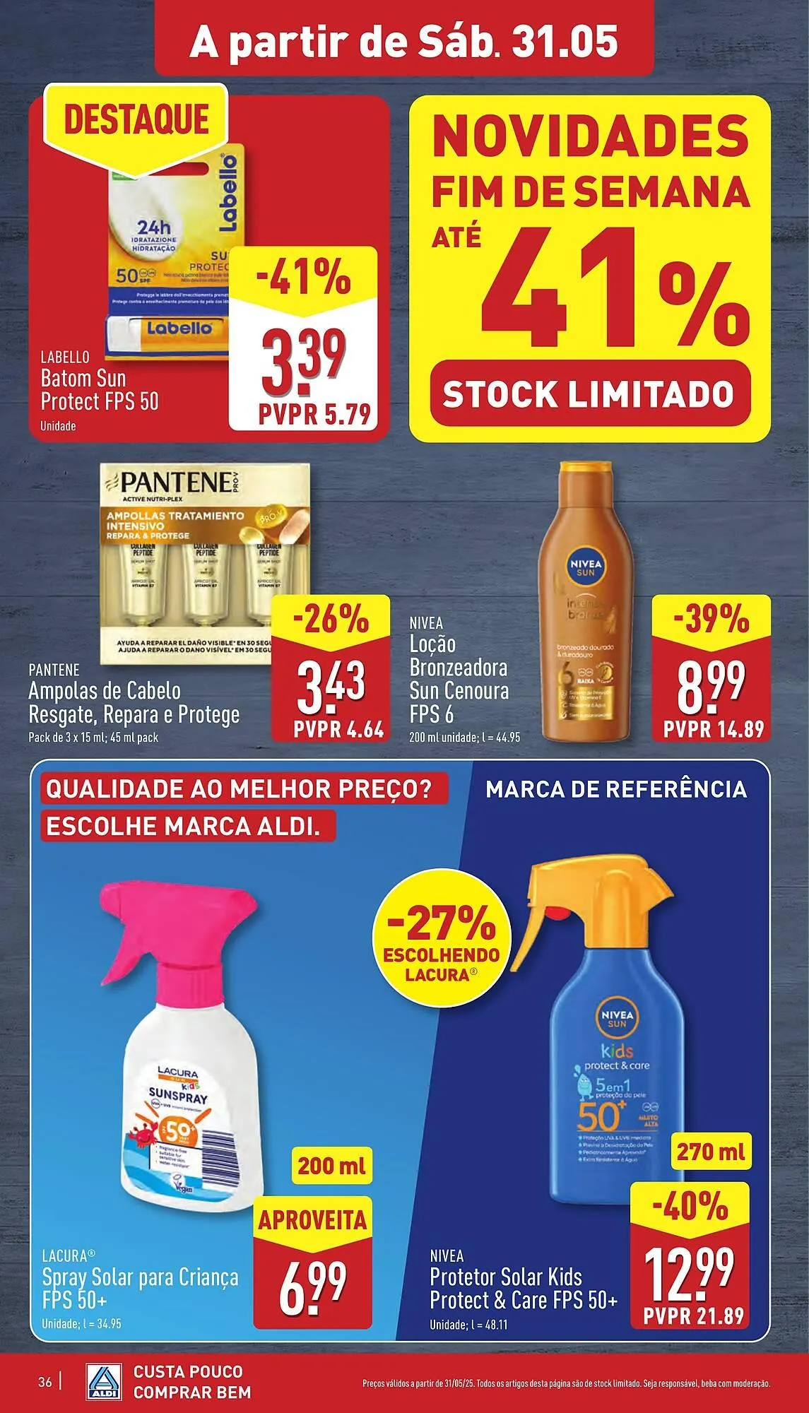 Folheto Folheto ALDI de 28 de maio até 1 de junho 2025 - Pagina 36