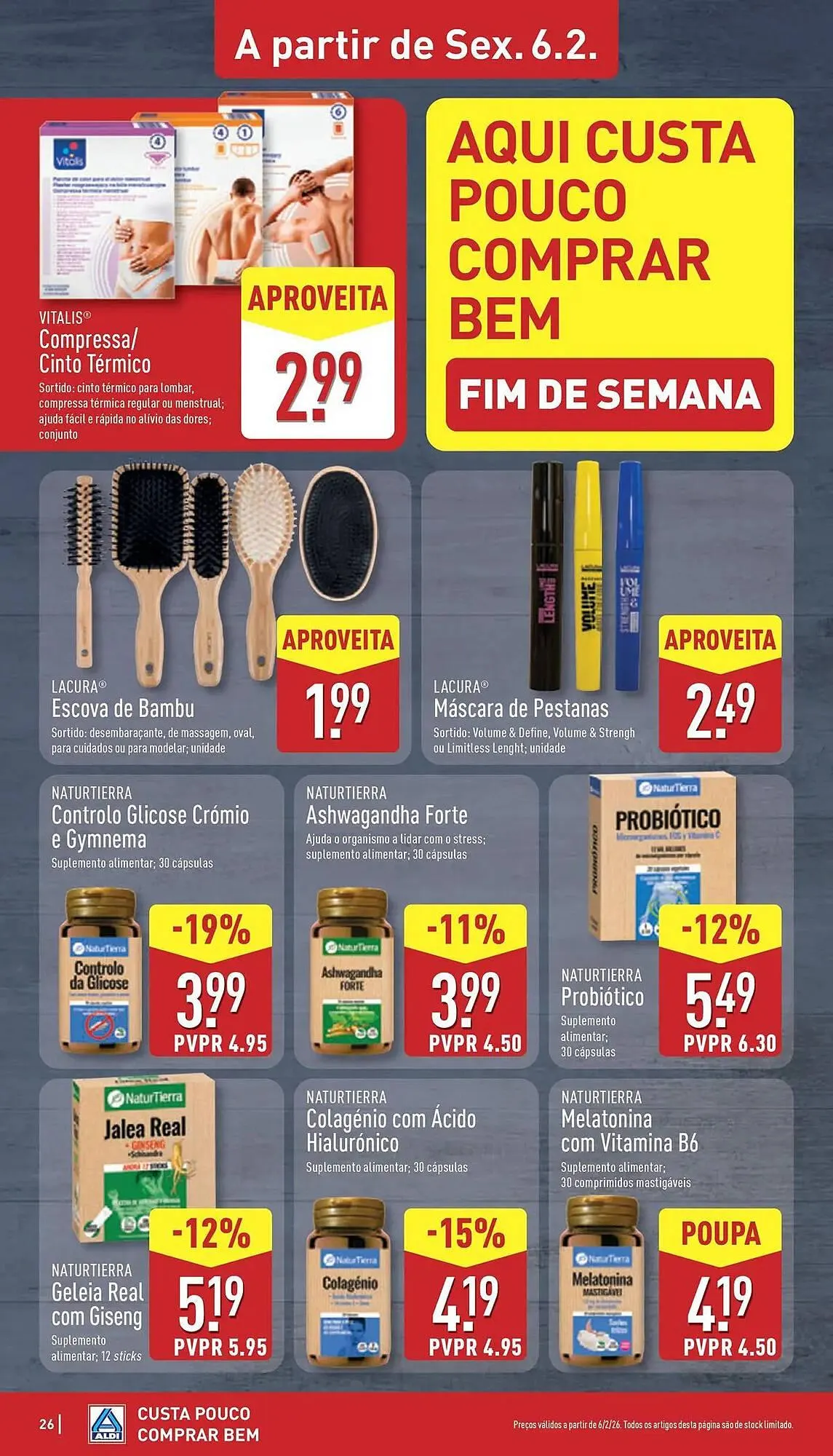 Folheto Folheto ALDI de 2 de fevereiro até 8 de fevereiro 2026 - Pagina 26