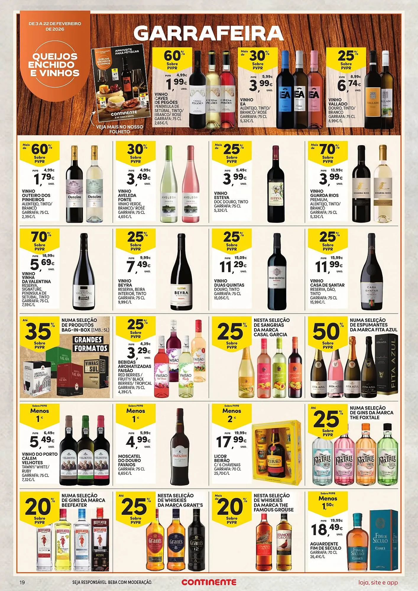 Folheto Folheto Continente Bom dia de 3 de fevereiro até 9 de fevereiro 2026 - Pagina 19