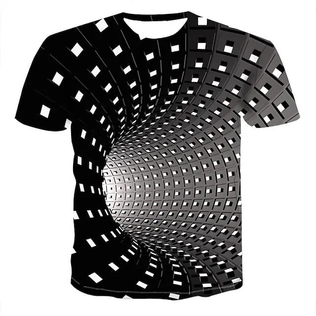 Kinderdag Jongens 3D Grafisch 3D Print T-shirt Korte mouw 3D-afdrukken Zomer Sport Streetwear Punk & Gothic Polyester Kinderen 3-12 jaar Dagelijks