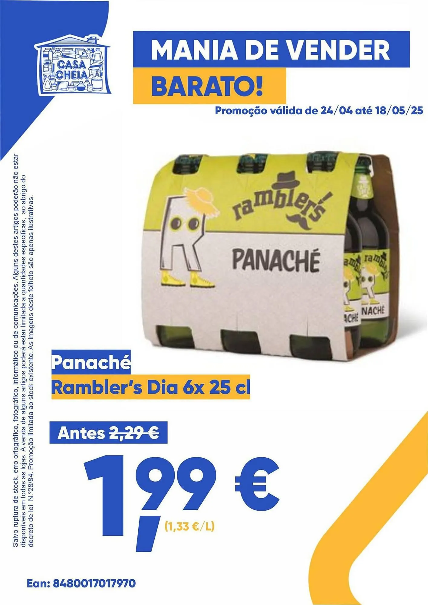 Folheto Folheto Casa Cheia de 24 de abril até 18 de maio 2025 - Pagina 1