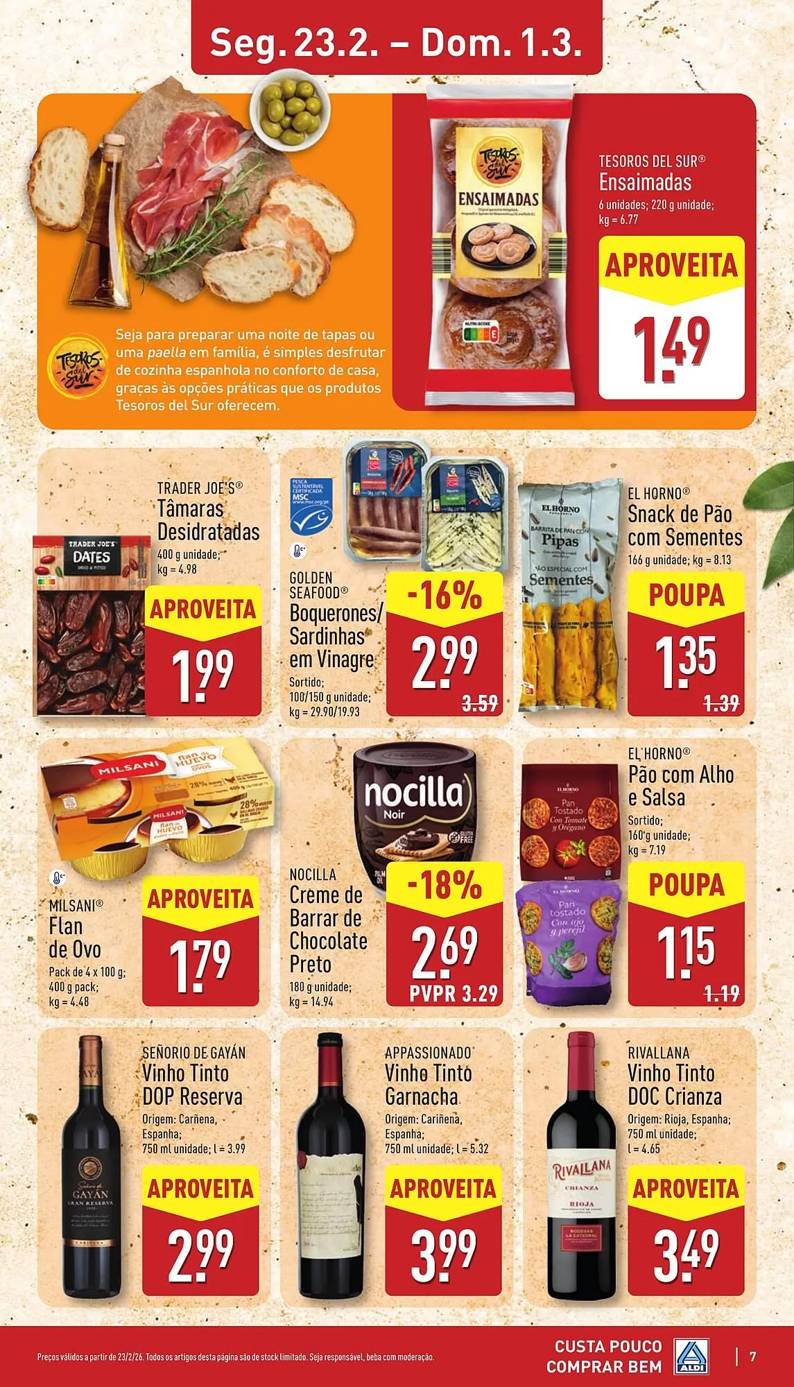 Folheto Folheto ALDI de 23 de fevereiro até 1 de março 2026 - Pagina 7