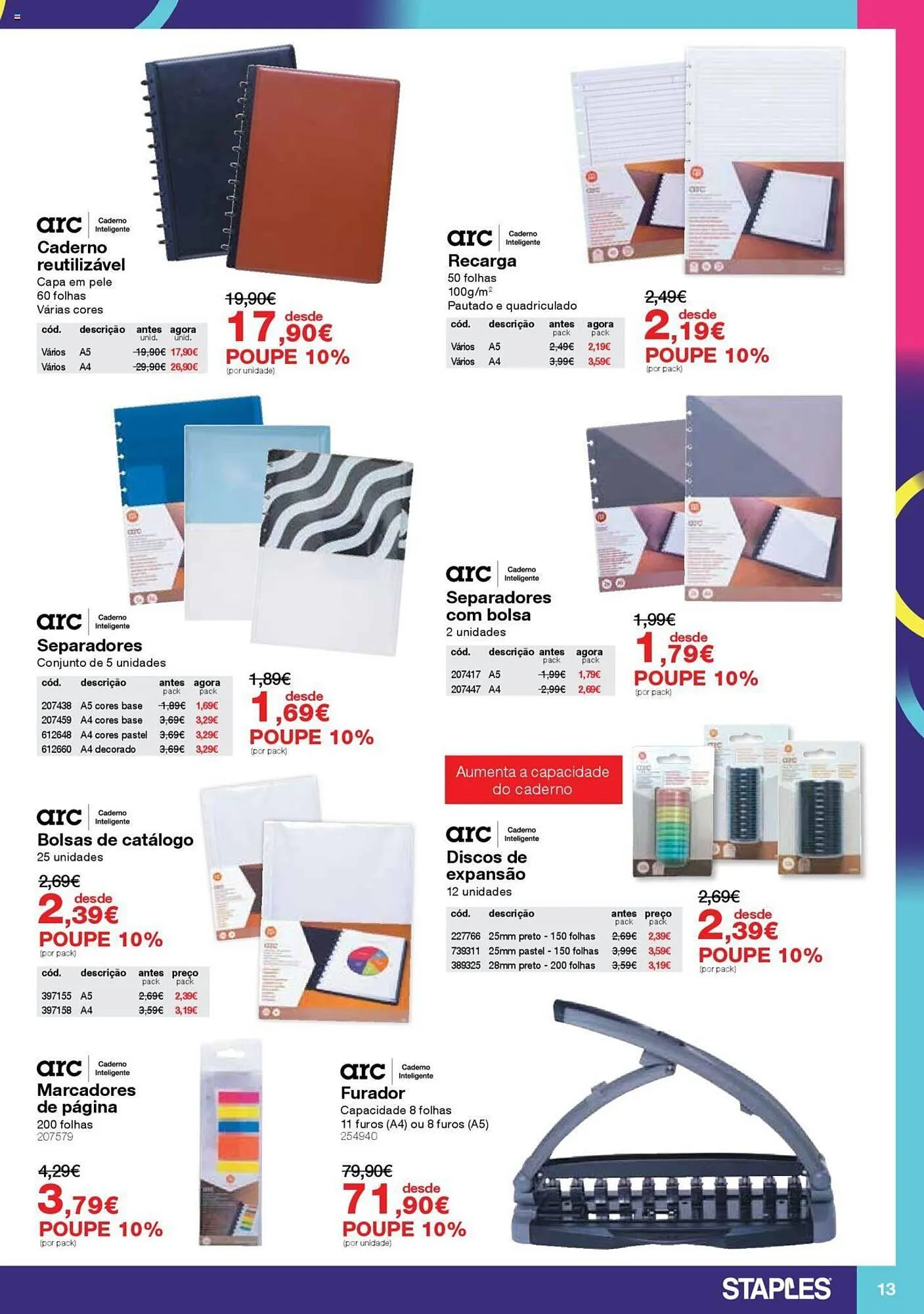 Folheto Folheto Staples de 10 de outubro até 30 de janeiro 2025 - Pagina 13