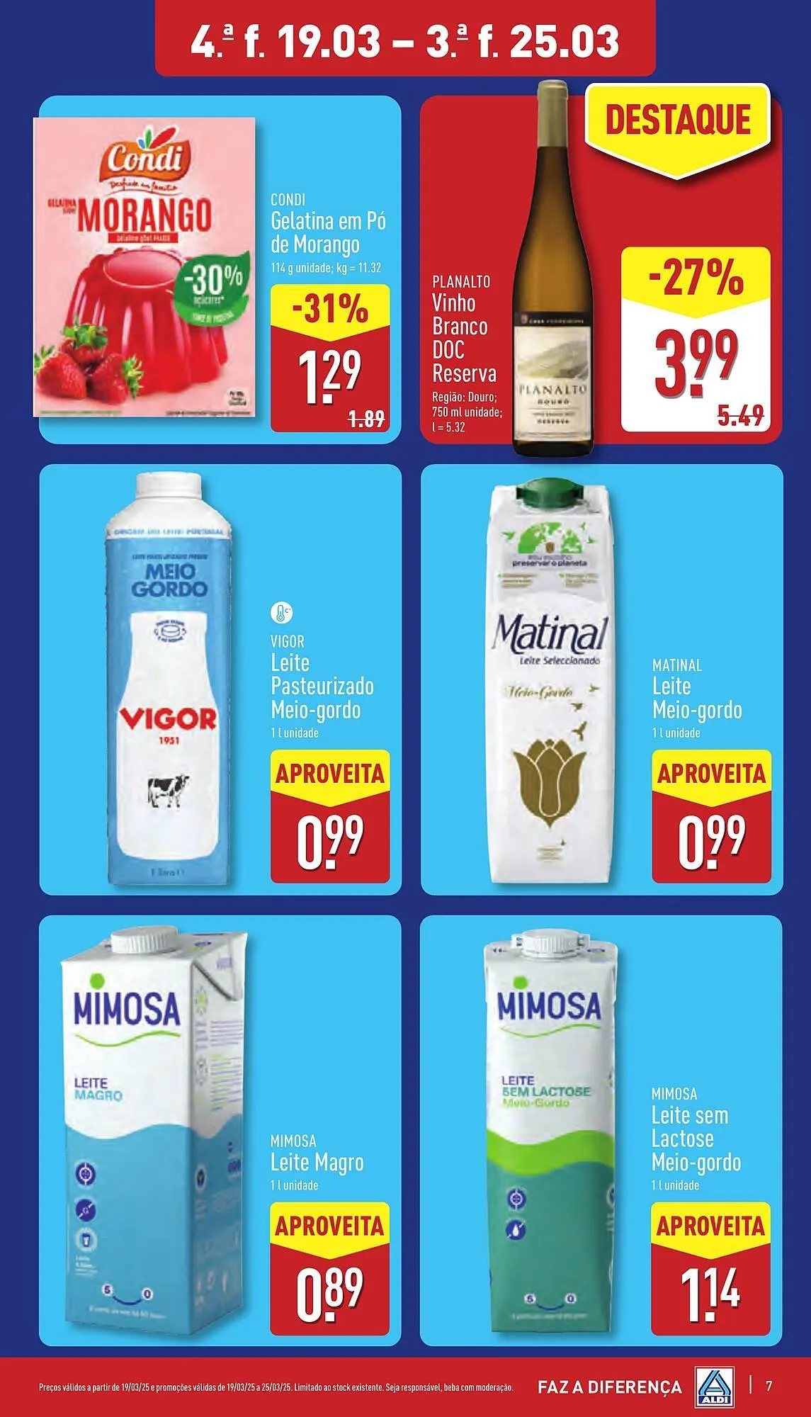 Folheto Folheto ALDI de 19 de março até 25 de março 2025 - Pagina 7