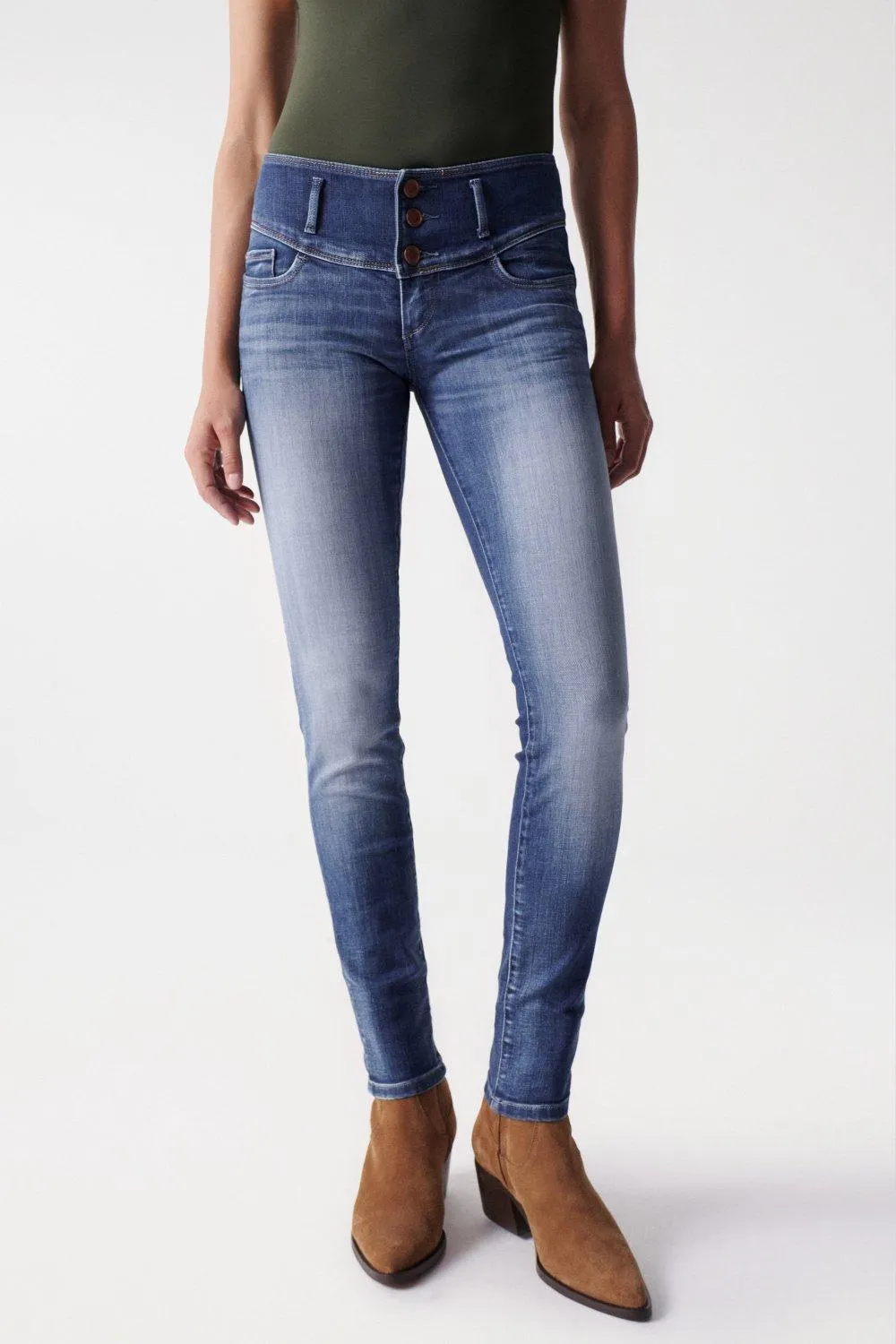 JEANS MYSTERY PUSH UP PREMIUM WASH