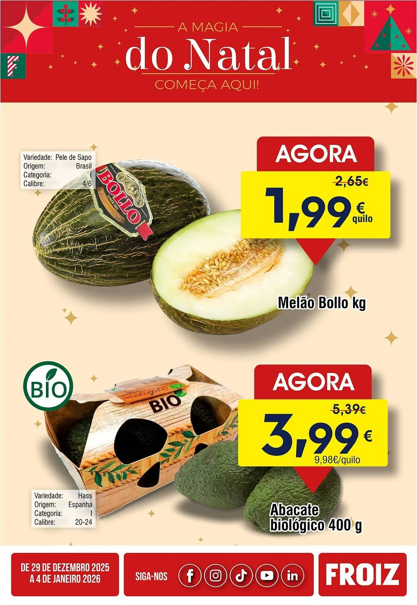 Folheto Folheto Froiz de 30 de dezembro até 4 de janeiro 2026 - Pagina 1
