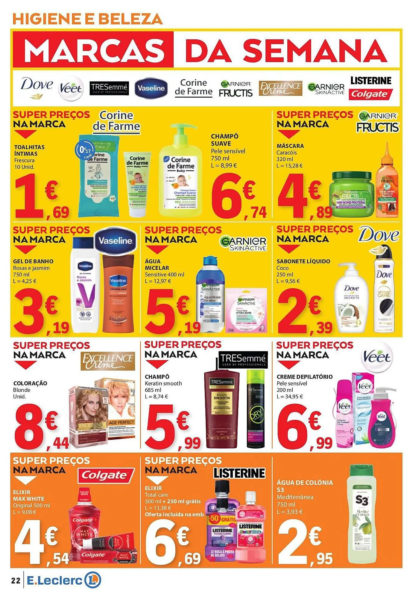 Folheto Folheto E.Leclerc de 13 de março até 19 de março 2025 - Pagina 22
