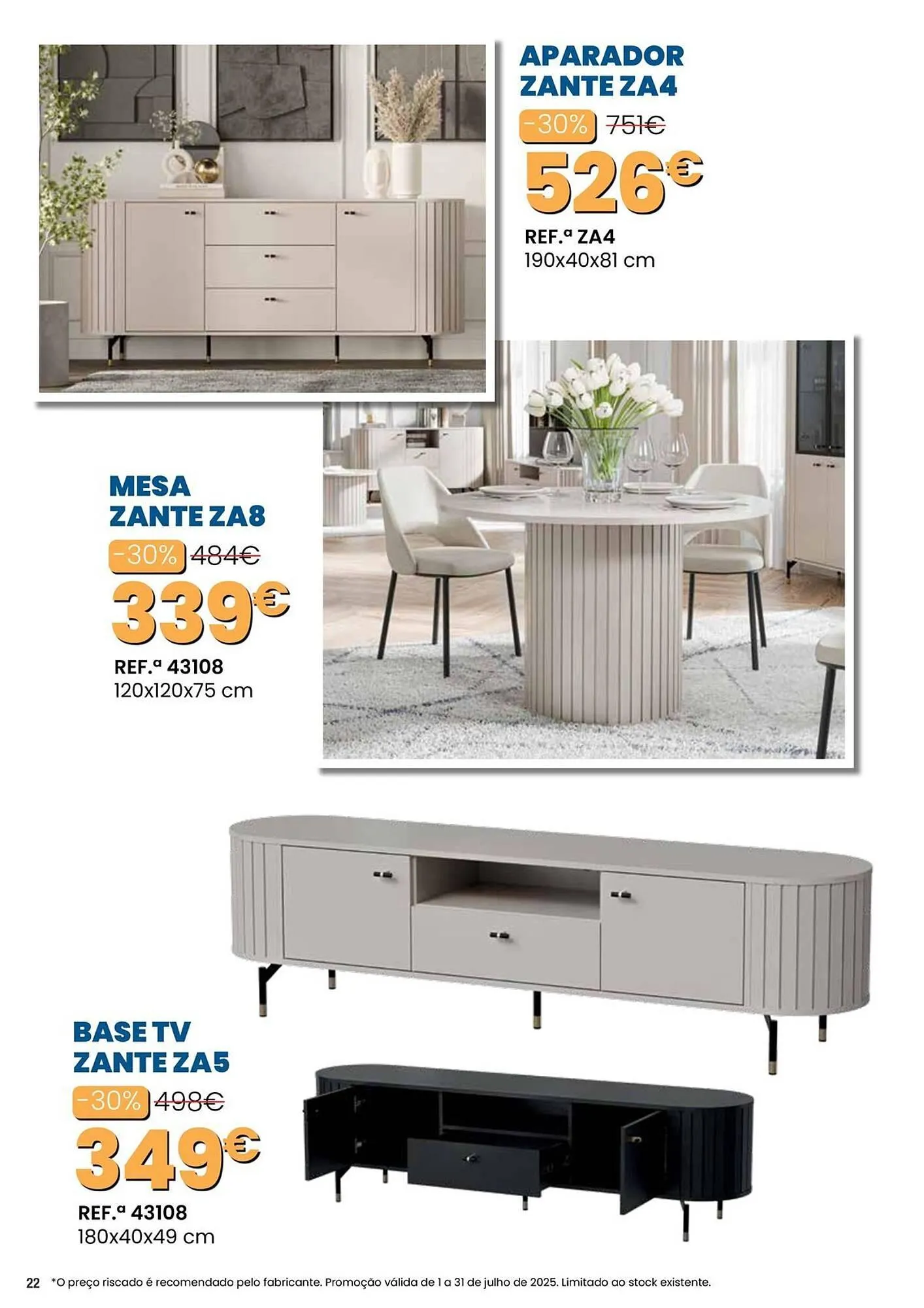 Folheto Folheto Hiper Centro do Móvel de 1 de julho até 31 de julho 2025 - Pagina 22