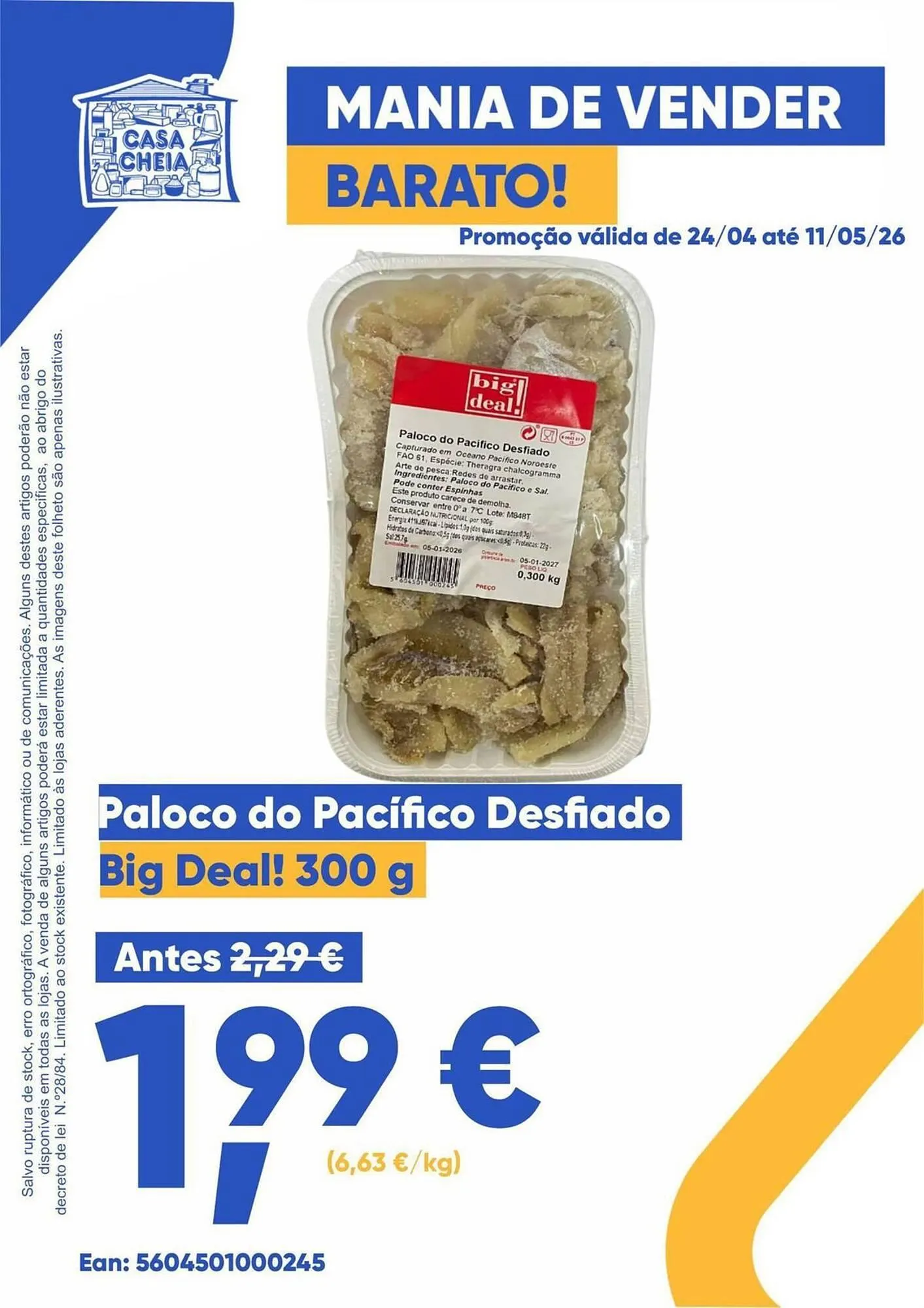 Folheto Folheto Casa Cheia de 24 de abril até 11 de maio 2026 - Pagina 1