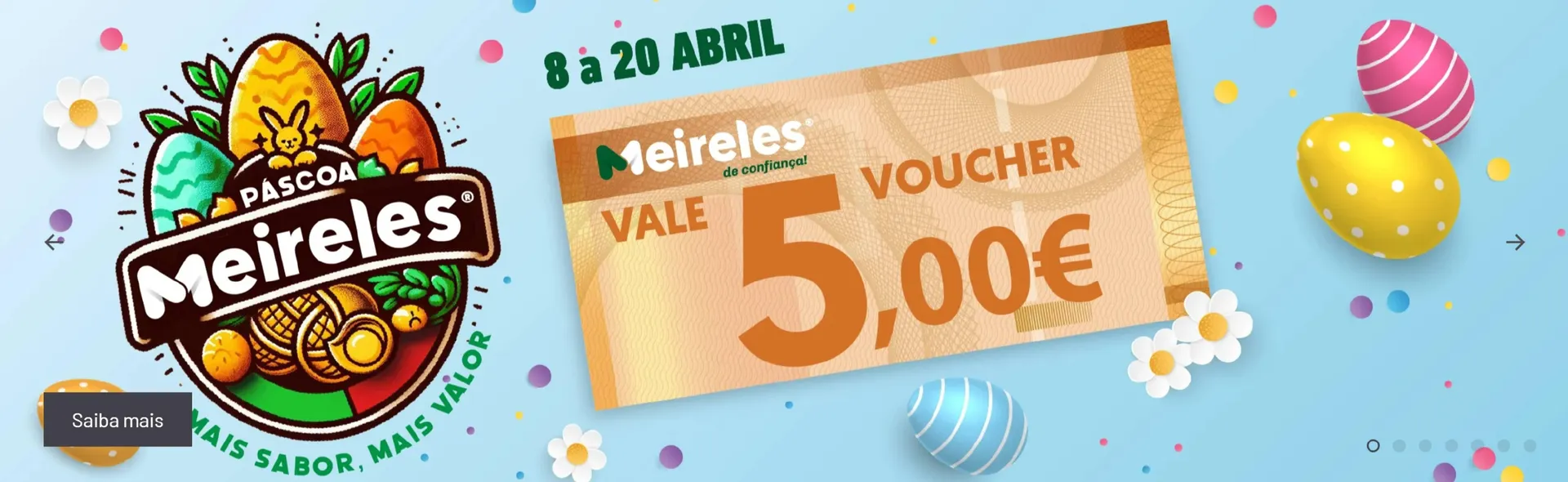 Folheto Folheto Carnes Meireles de 8 de abril até 20 de abril 2025 - Pagina 1