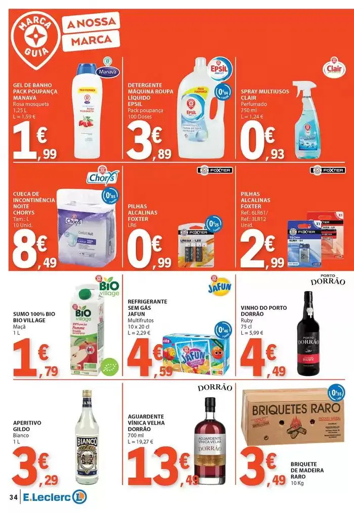 Folheto Pechinchas exclusivas de 9 de janeiro até 15 de janeiro 2025 - Pagina 34