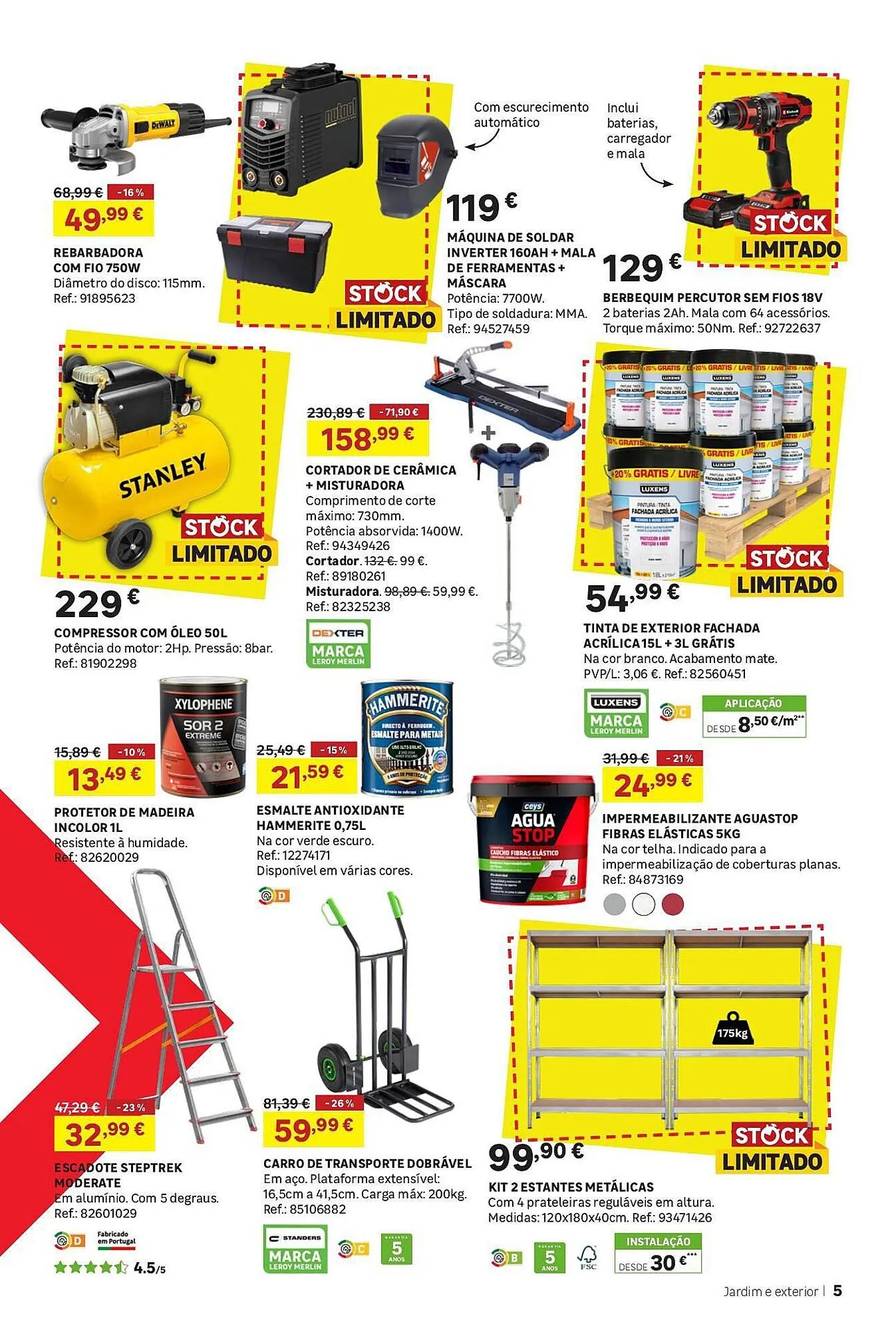 Folheto Folheto Leroy Merlin de 27 de março até 29 de abril 2025 - Pagina 5