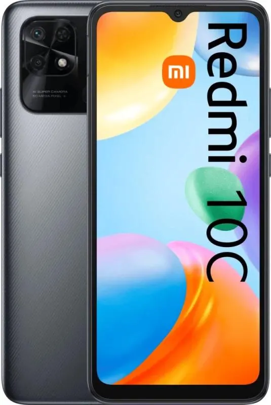 Smartphone Xiaomi Redmi 10C 3GB/64GB NFC Dual Sim Graphite Gray