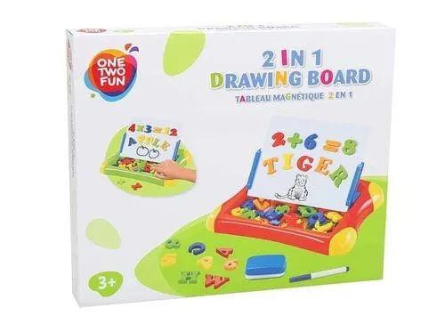 quadro de aprendizagem 2 em 1 one two fun