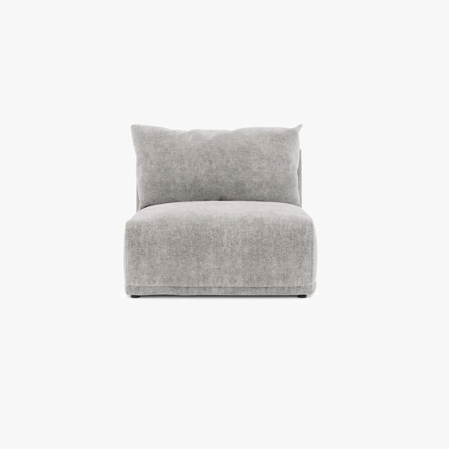 Módulo de sofá sem braço cinza COTILLARD