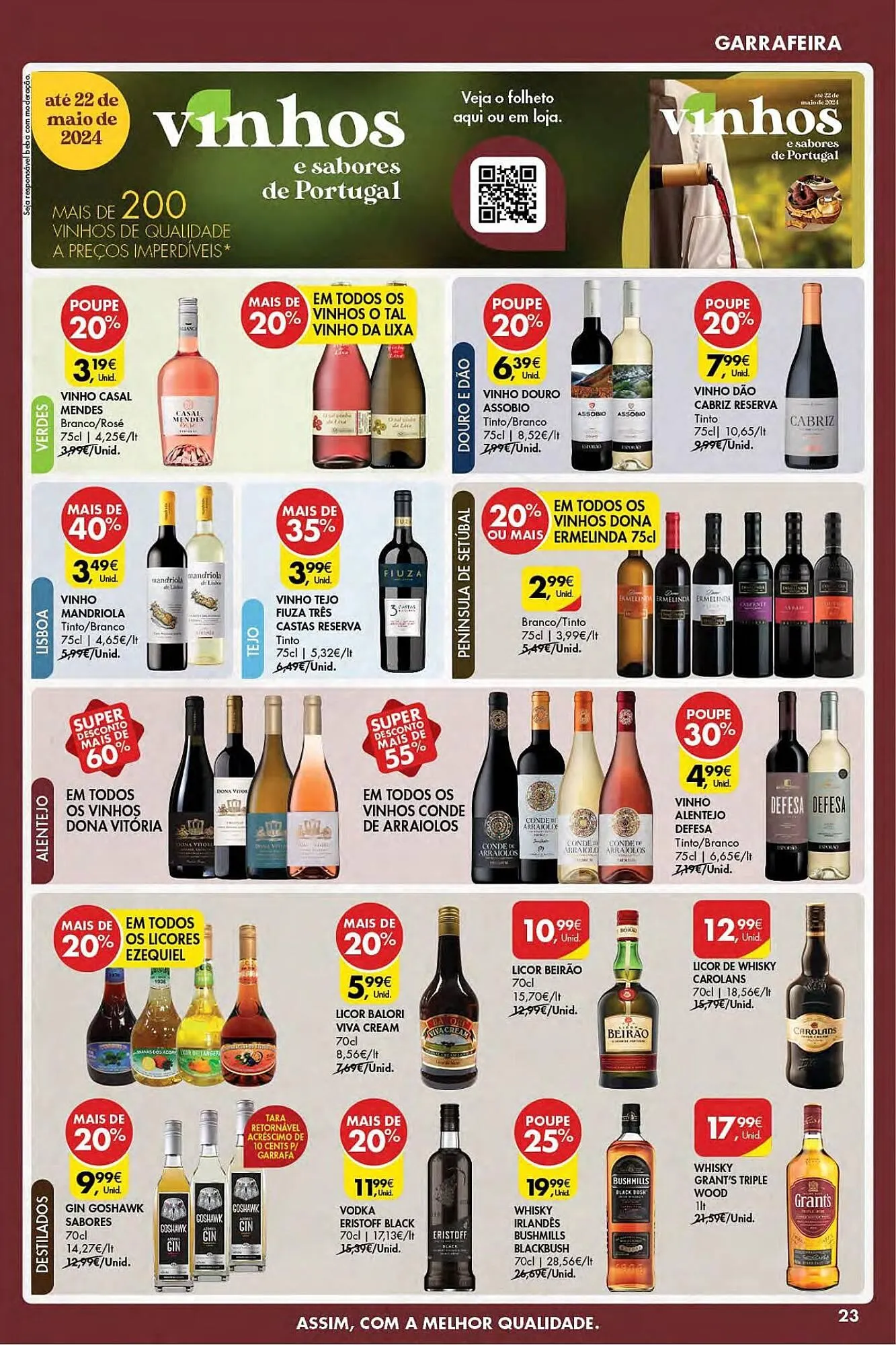 Folheto Folheto Pingo Doce de 9 de maio até 15 de maio 2024 - Pagina 23