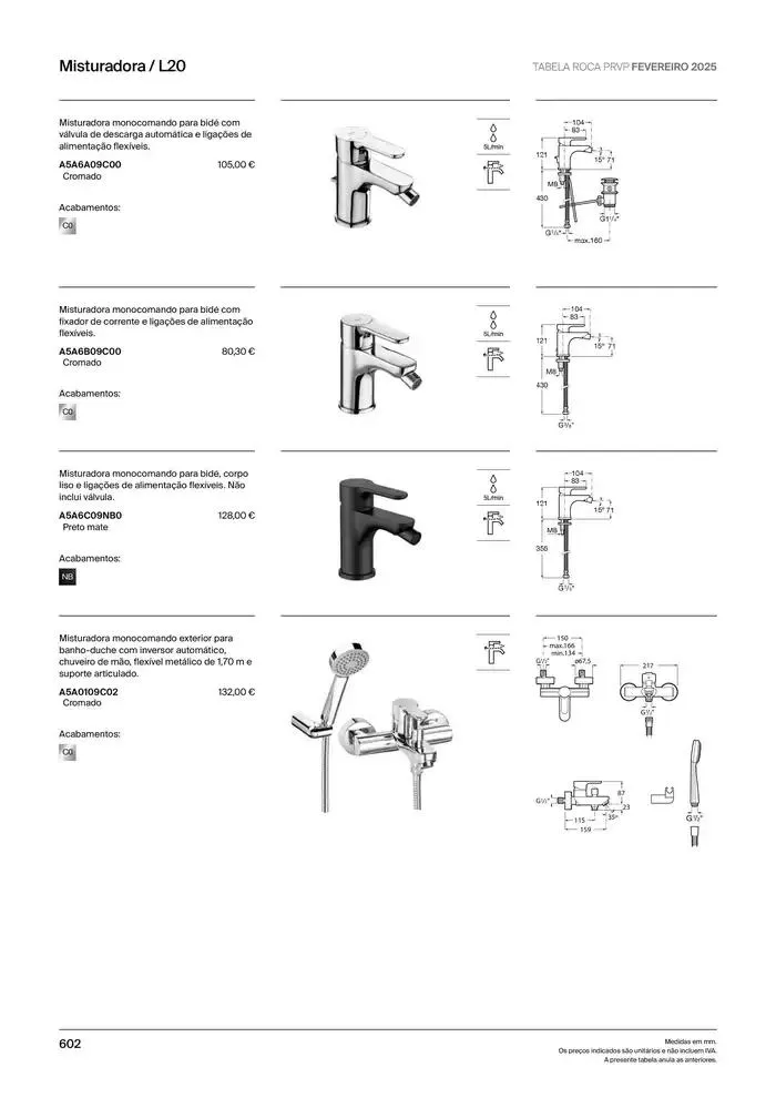 Folheto Soluções de Banho  de 6 de janeiro até 31 de dezembro 2025 - Pagina 604