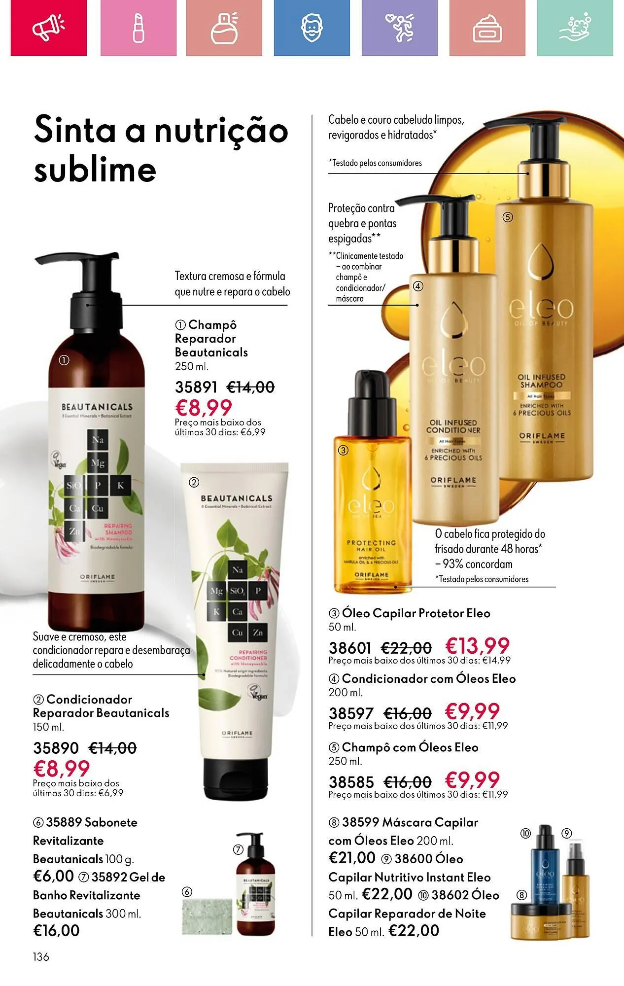 Folheto Folheto Oriflame de 13 de abril até 3 de maio 2025 - Pagina 136