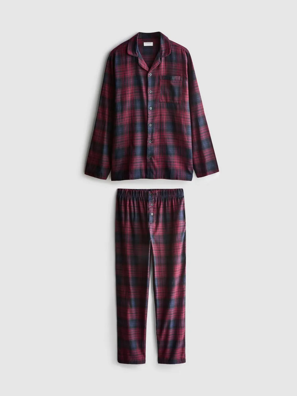 Pijama comprido puro algodão