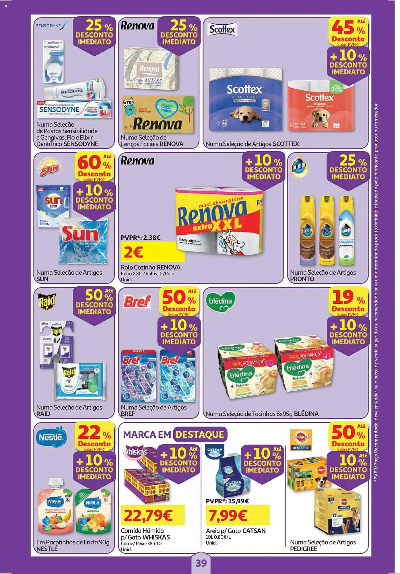 Folheto Folheto Auchan de 19 de março até 26 de março 2026 - Pagina 39