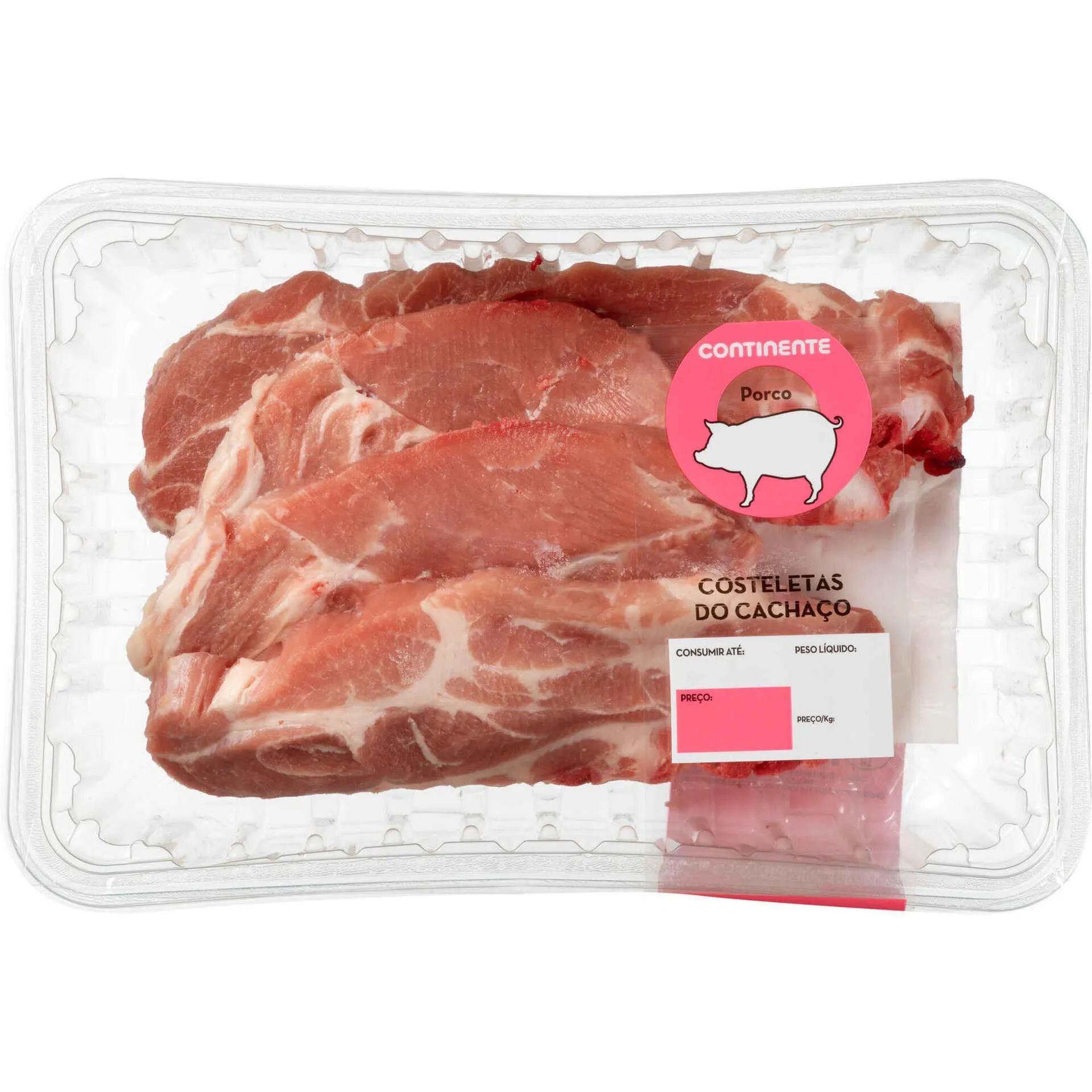 Costeletas do Cachaço de Porco