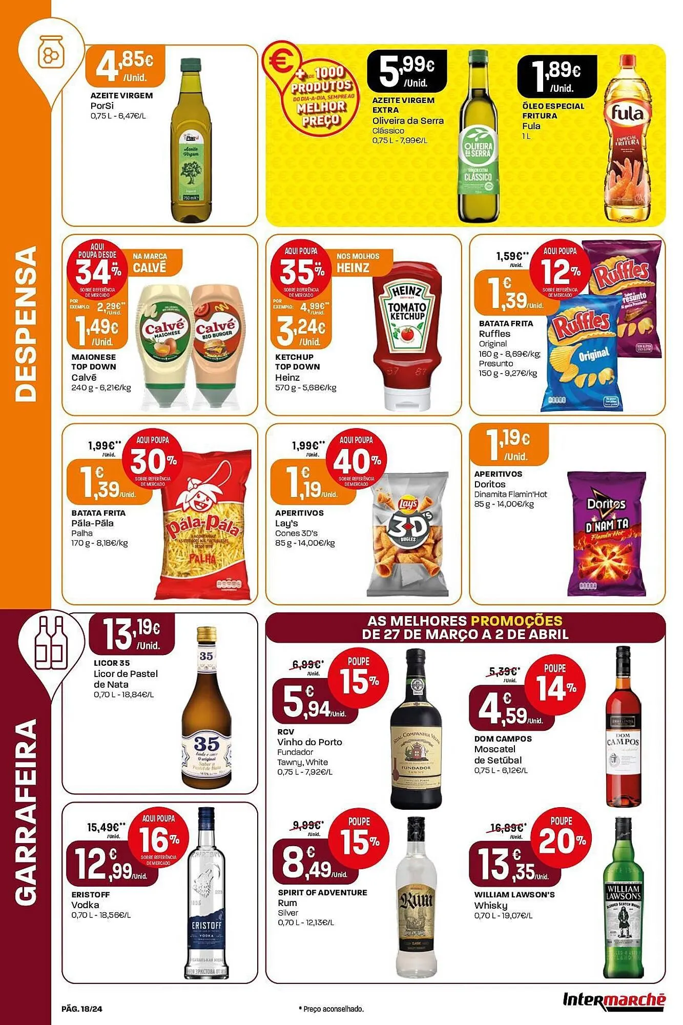 Folheto Folheto Intermarché de 27 de março até 2 de abril 2025 - Pagina 18
