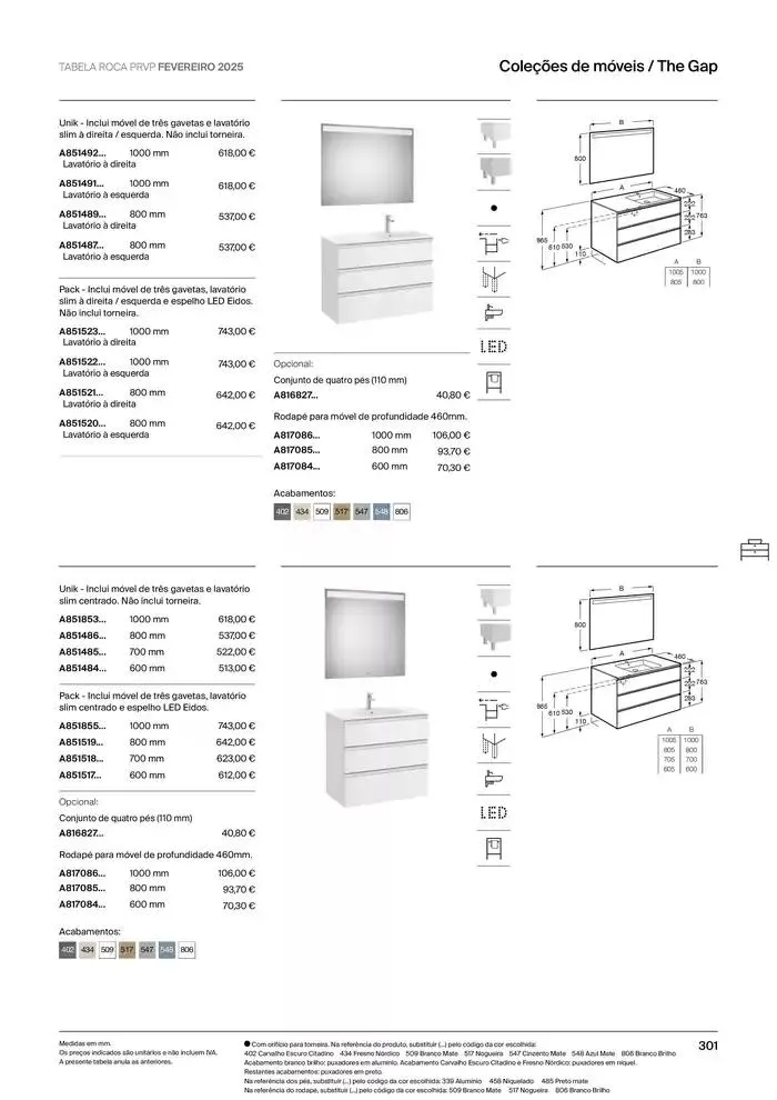 Folheto Soluções de Banho  de 6 de janeiro até 31 de dezembro 2025 - Pagina 303